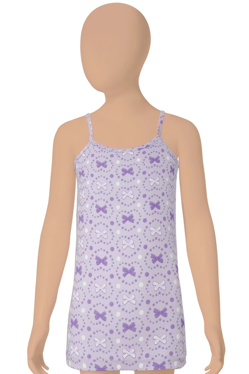 Kız Çocuk Likralı Atlet Asorti