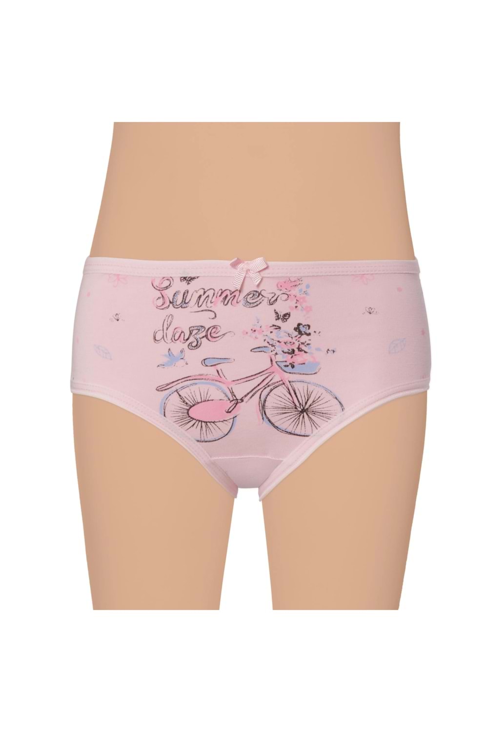 Kız Çocuk Likralı Baskılı Külot