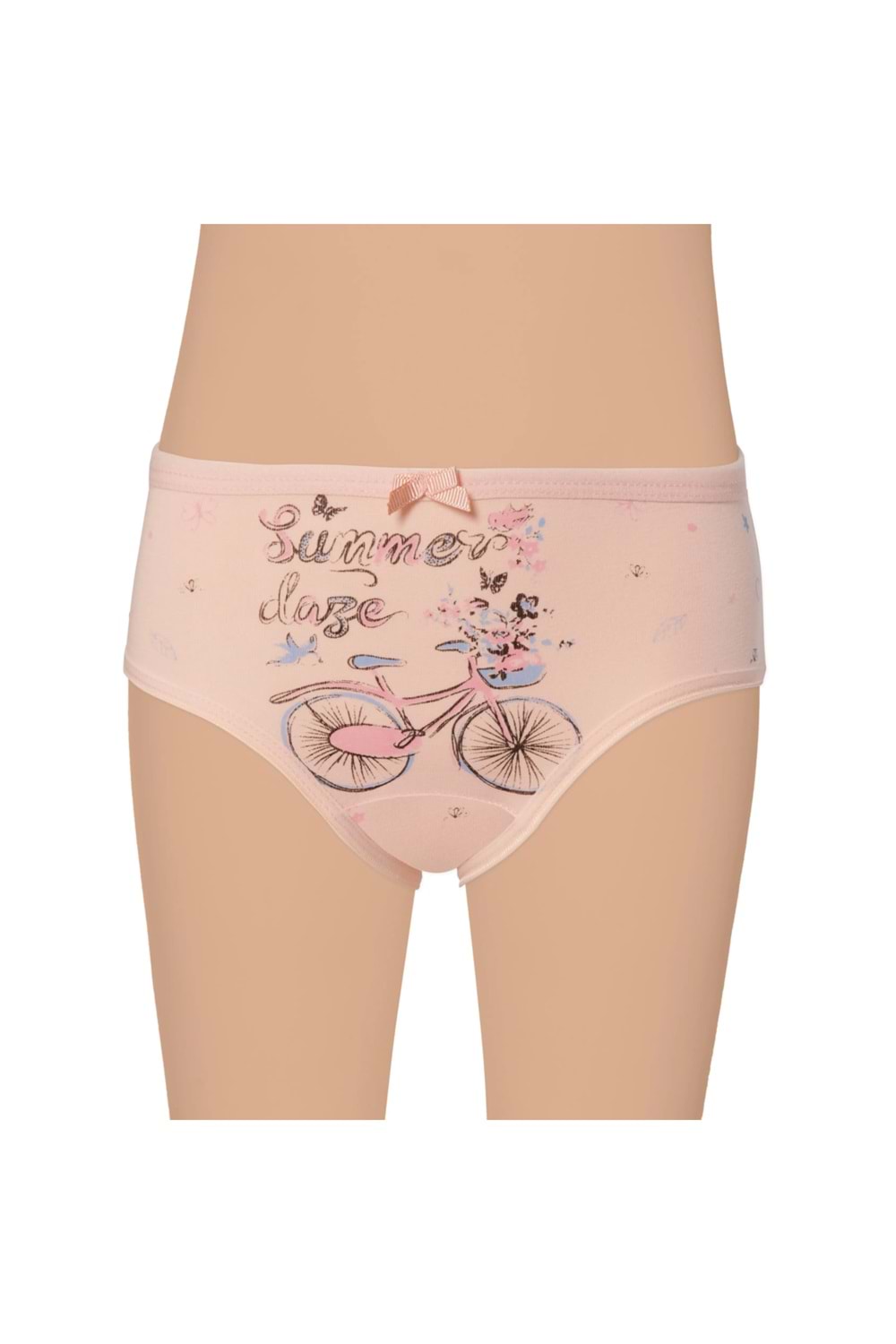 Kız Çocuk Likralı Baskılı Külot