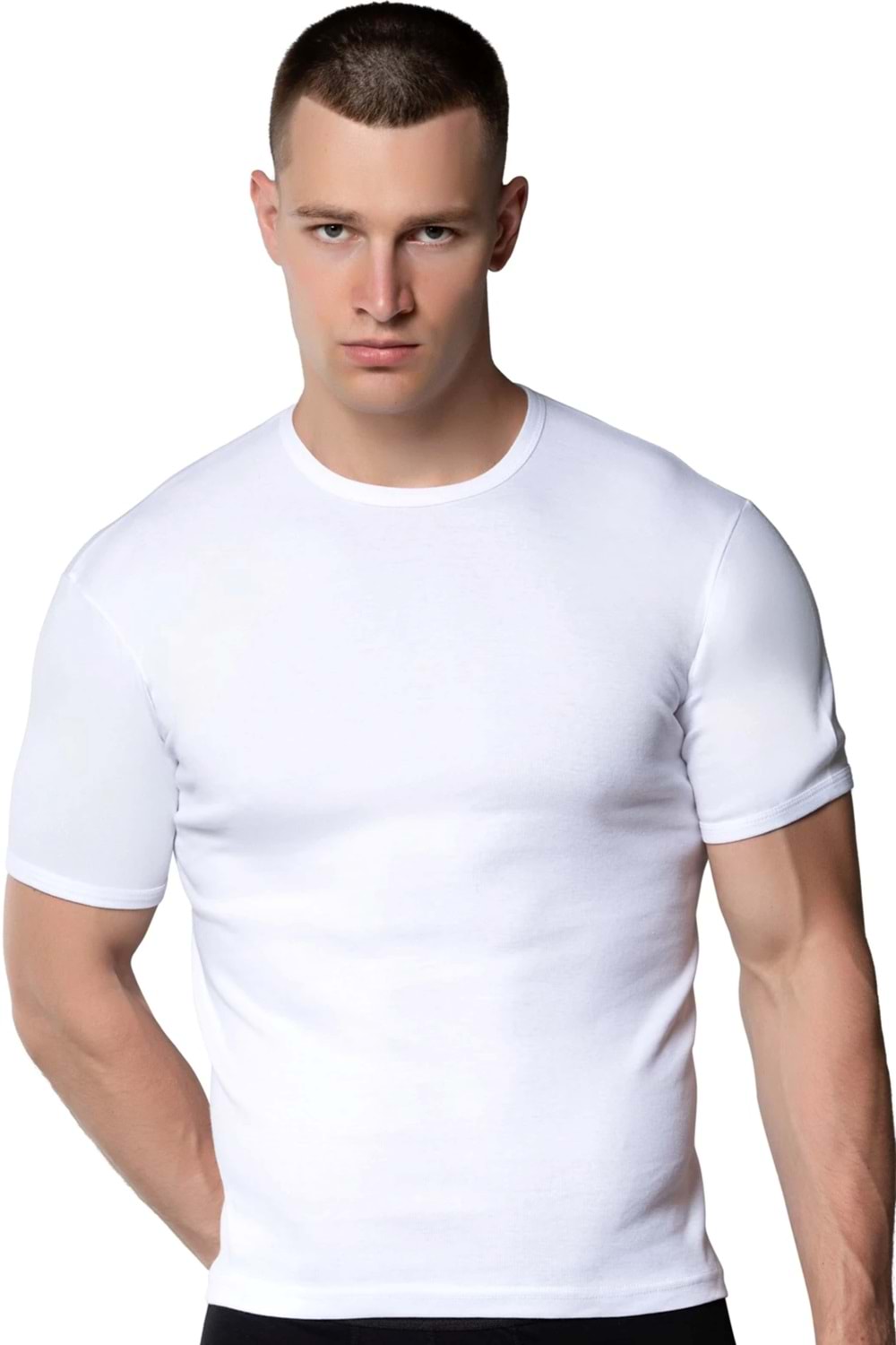 Erkek Ribana Fanila Beyaz