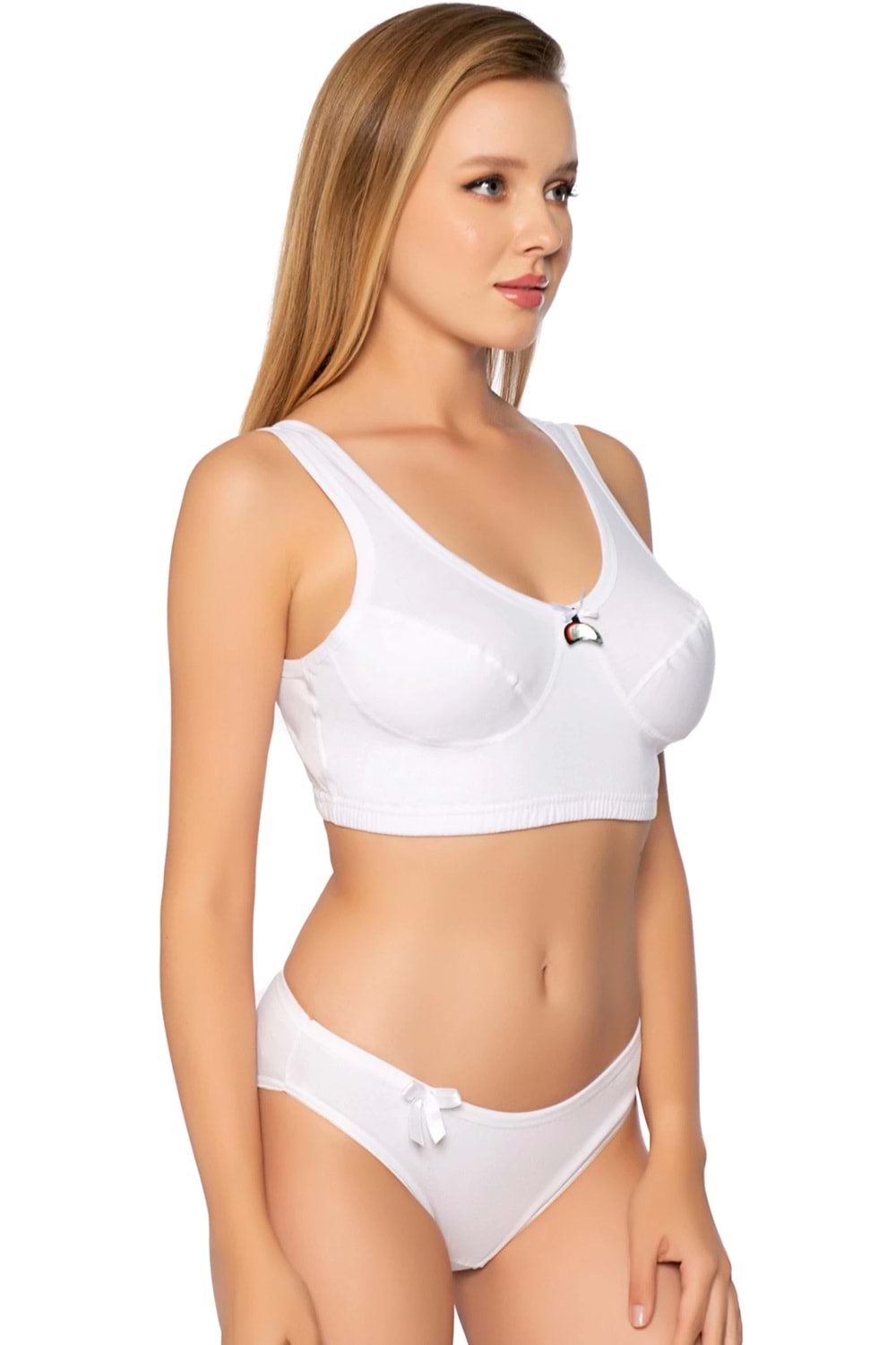 Kadın Penye Body Sütyen Beyaz