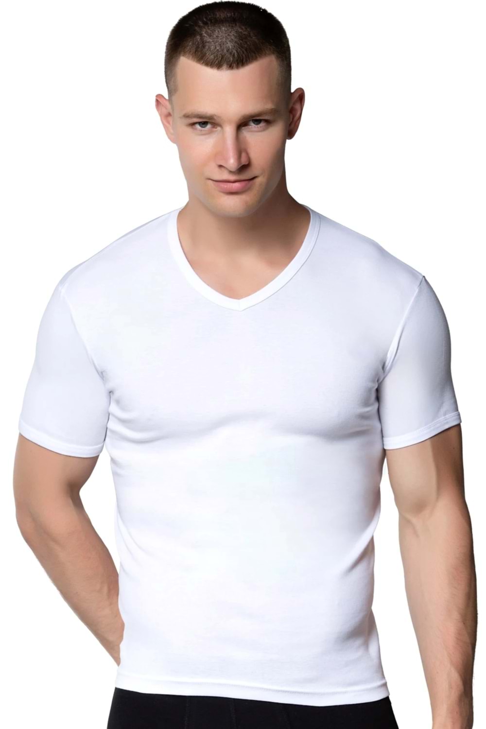 Erkek Ribana Fanila Beyaz