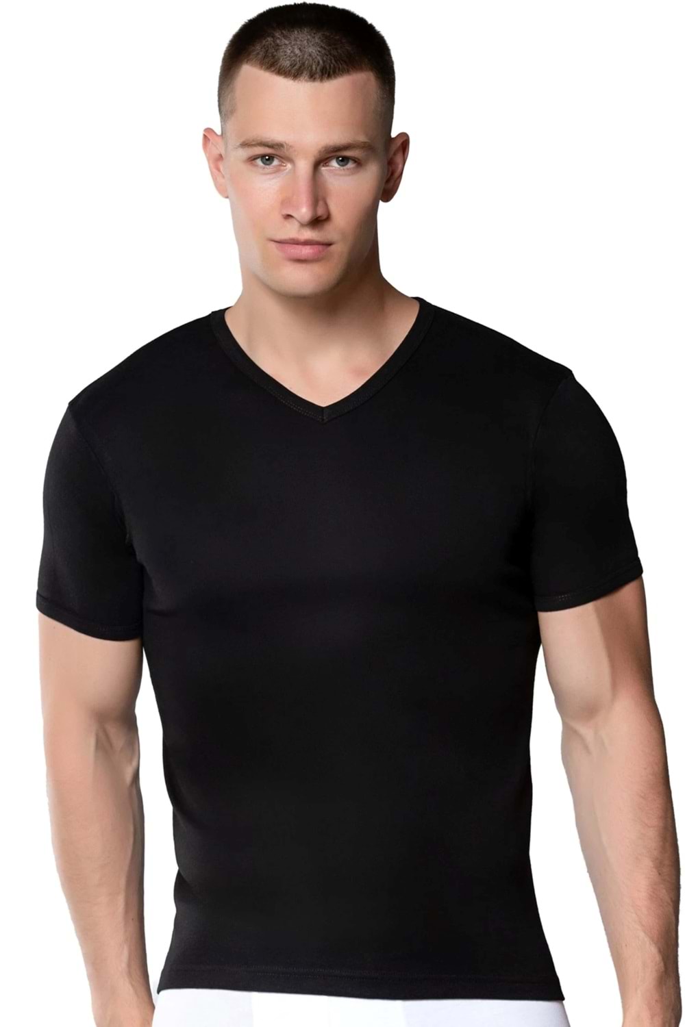 Erkek Ribana Fanila Siyah