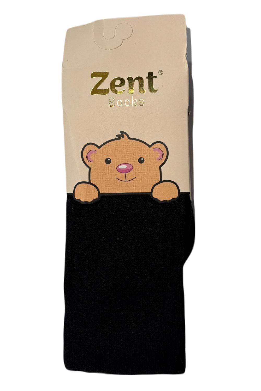 Kız Çocuk Penye Külotlu Çorap Siyah