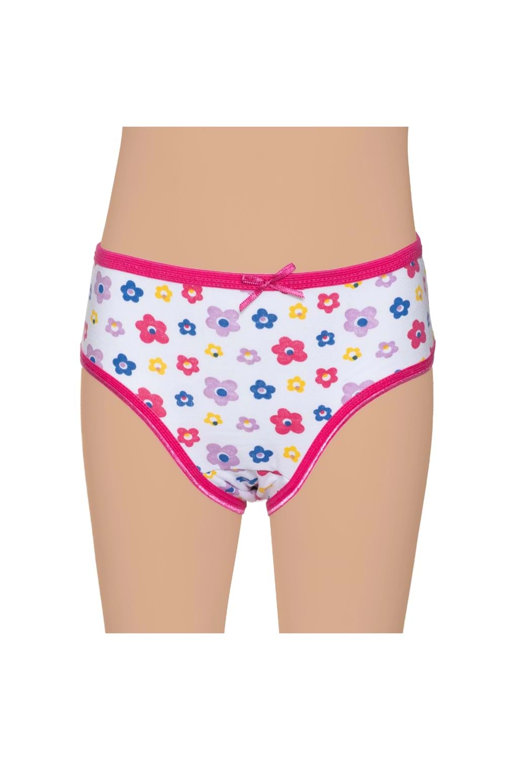 Kız Çocuk Likralı Külot Emprime