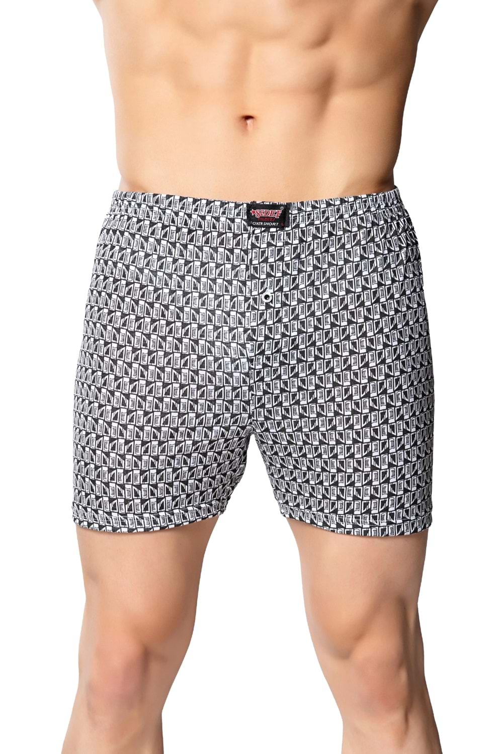 Erkek Penye Boxer (Battal) Asorti