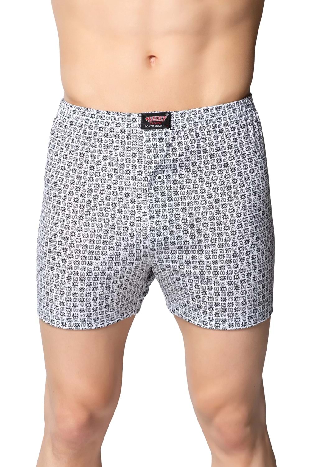 Erkek Penye Boxer (Battal) Asorti