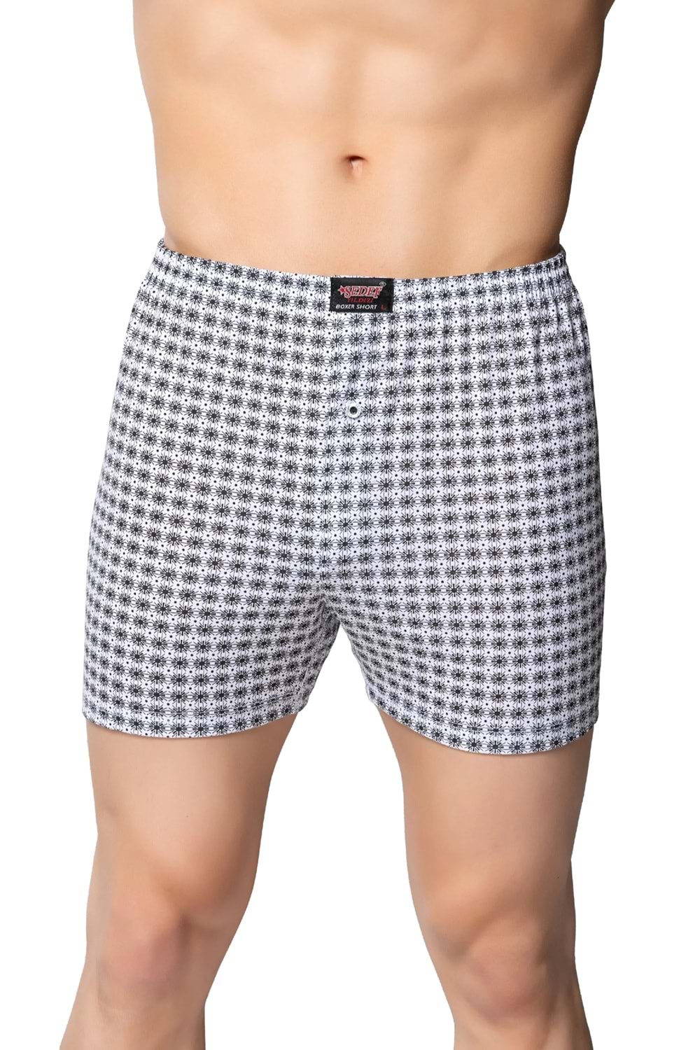 Erkek Penye Boxer (Battal) Asorti