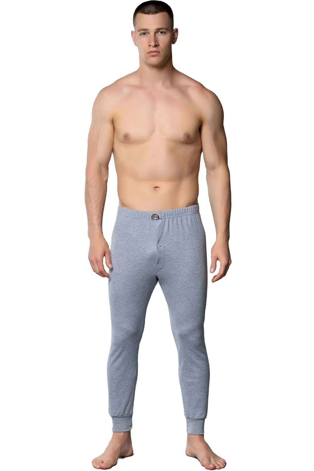 Erkek İnterlok Pijama Gri