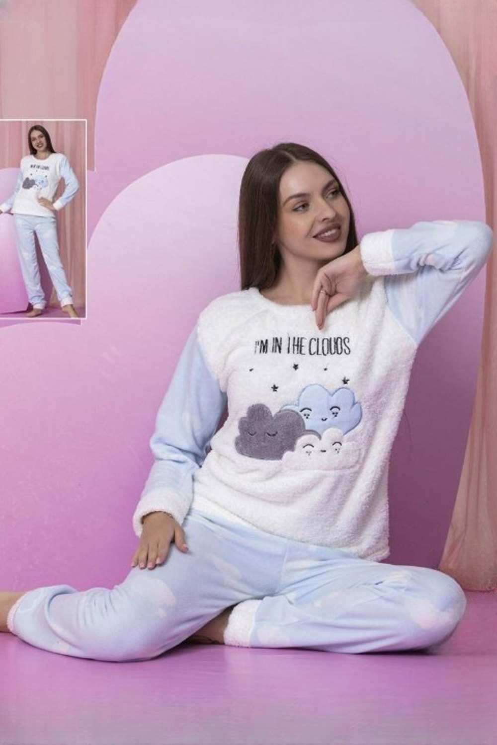 Kadın Welsoft Polar Pijama Takım