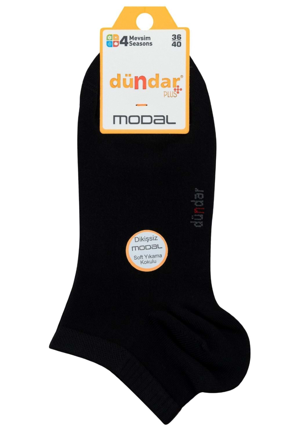 Kadın Modal Patik Çorap Siyah