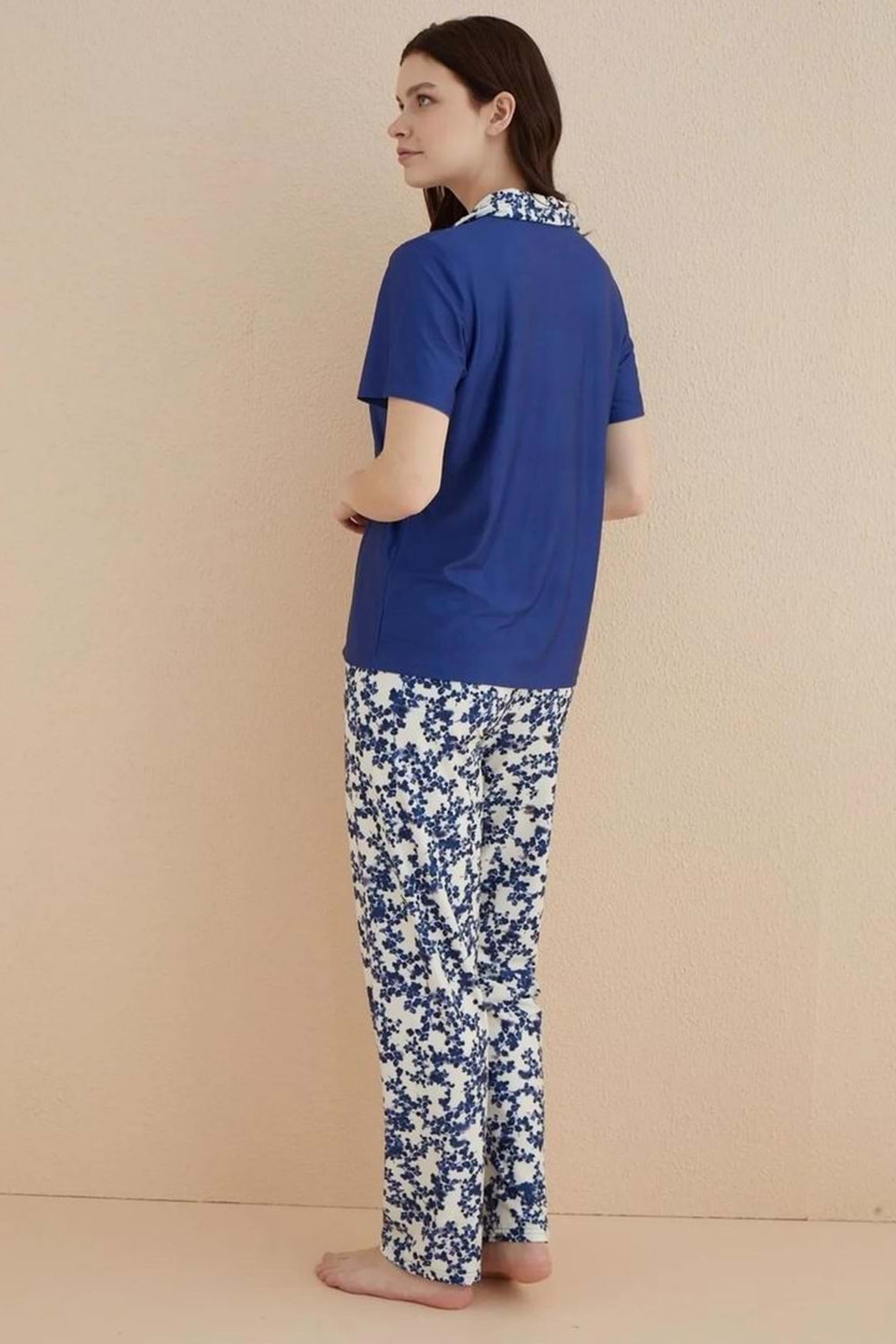 Kadın Marla Pijama Takım Lacivert