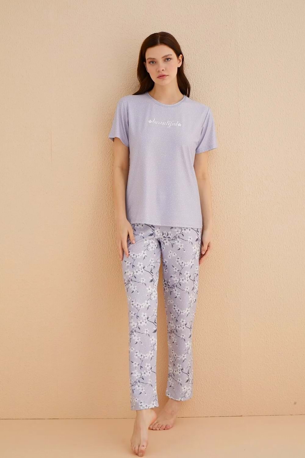 Kadın Marla Pijama Takım Gri