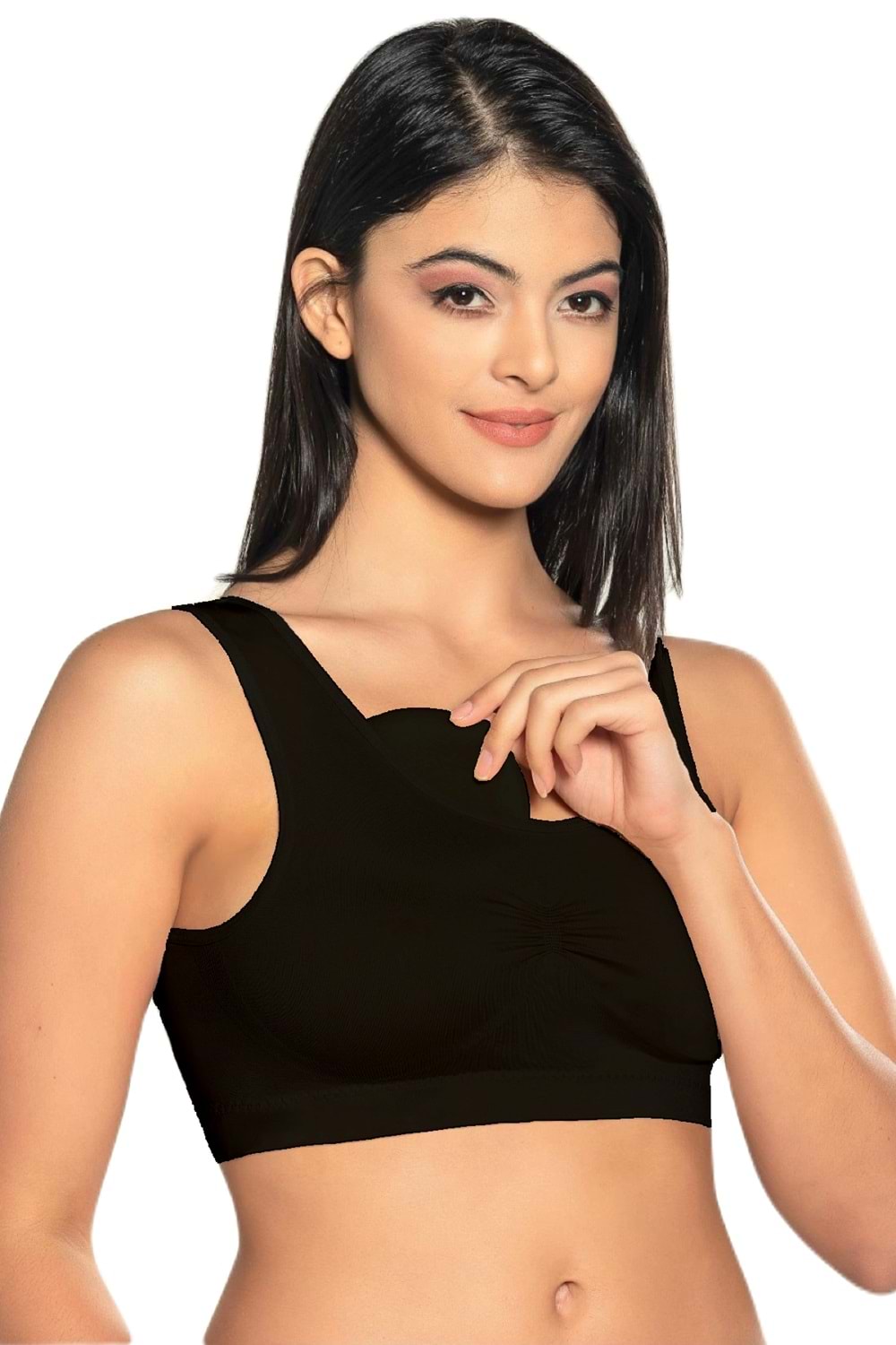 Kadın Mikrofiber Büstiyer Siyah