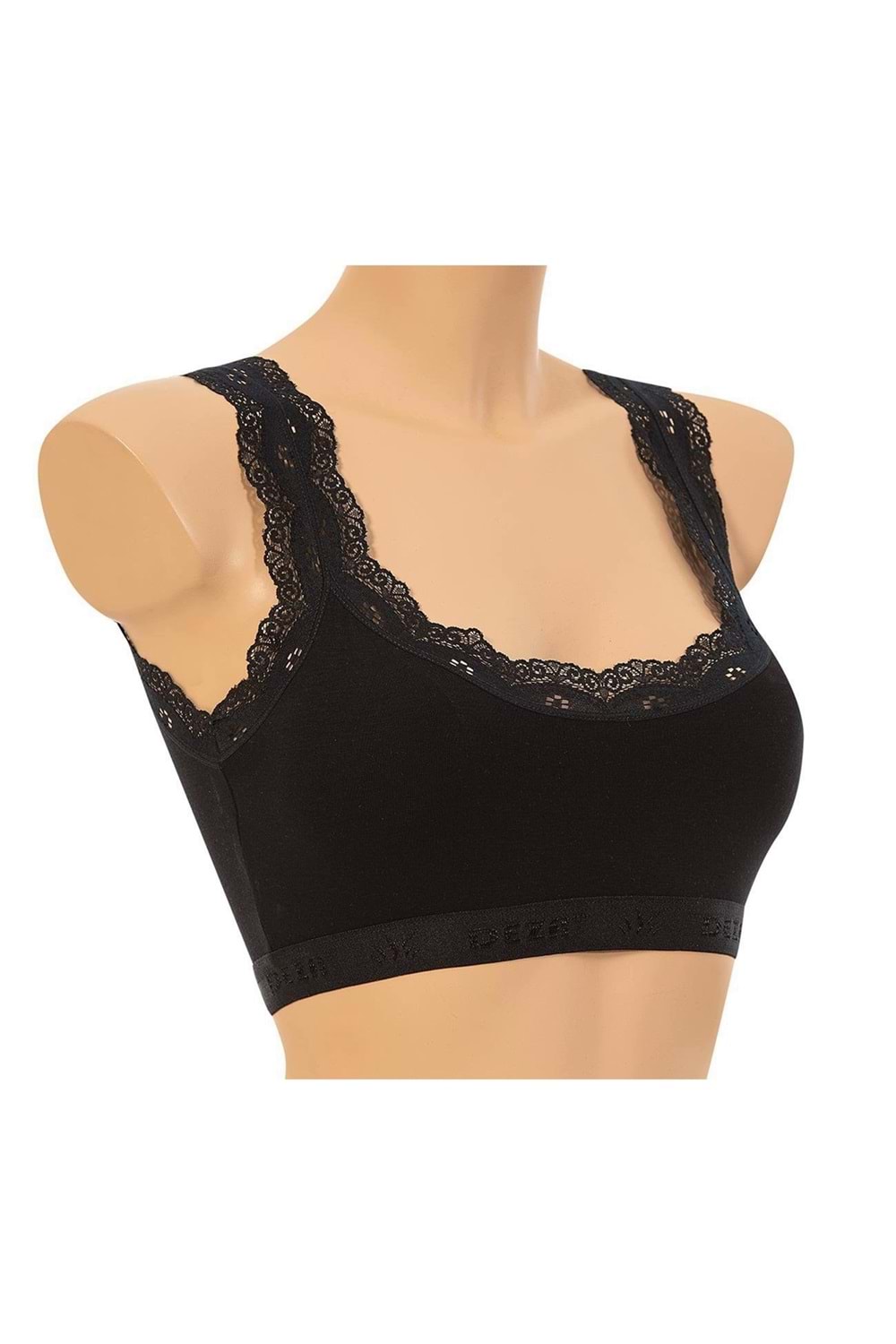 Kadın Bambu Pedli Büstiyer Siyah