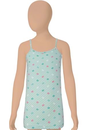 Kız Çocuk Likralı Atlet Asorti