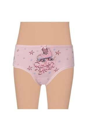 Kız Çocuk Likralı Baskılı Külot