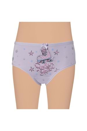 Kız Çocuk Likralı Baskılı Külot