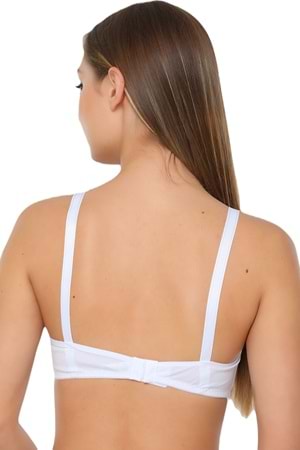 Kadın Desteksiz Balensiz Sütyen Beyaz