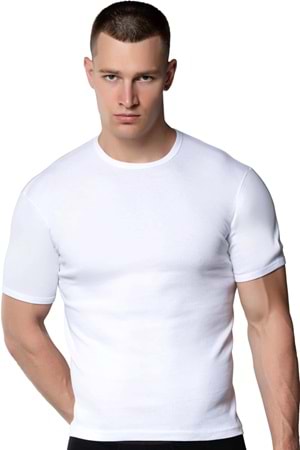 Erkek Ribana Fanila Beyaz