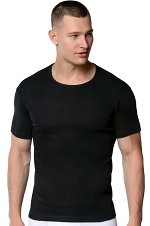 Erkek Ribana Fanila Siyah