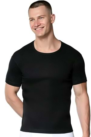 Erkek Ribana Fanila Siyah