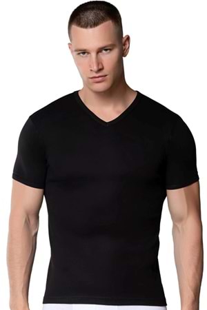 Erkek Ribana Fanila Siyah