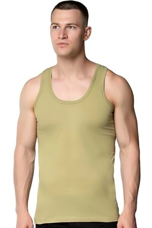 Erkek Penye Atlet Askeri Yeşil