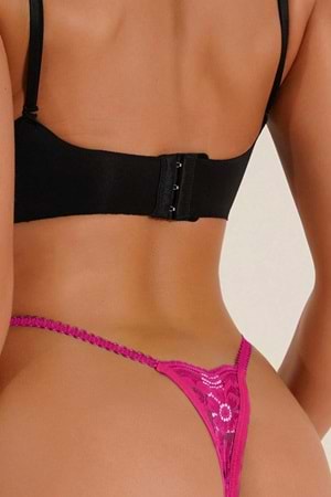 Kadın Fantezi Tanga Fuşya
