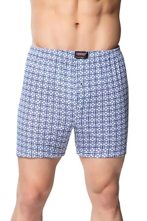 Erkek Penye Boxer (Battal) Asorti