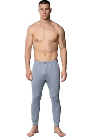 Erkek İnterlok Pijama Gri