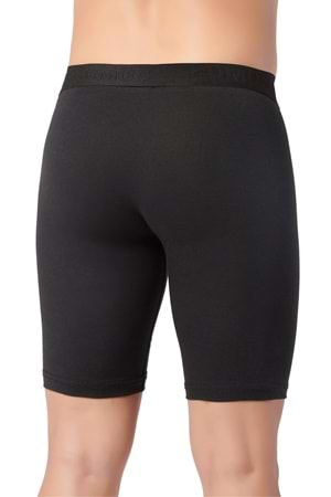 Erkek Likralı Boxer Siyah