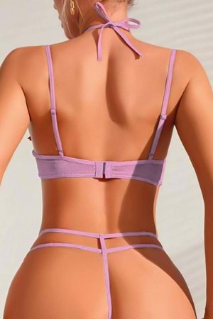 Kadın Fantezi Tanga Lila