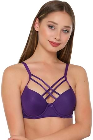 Kadın Destekli Önü Çapraz İpli Sütyen