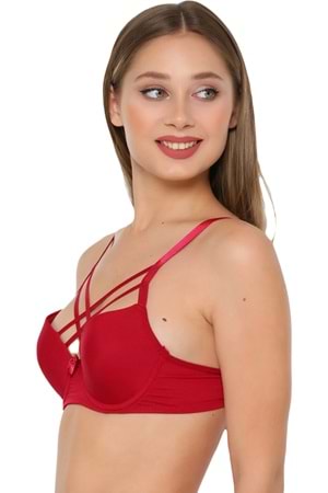 Kadın Destekli Önü Çapraz İpli Sütyen
