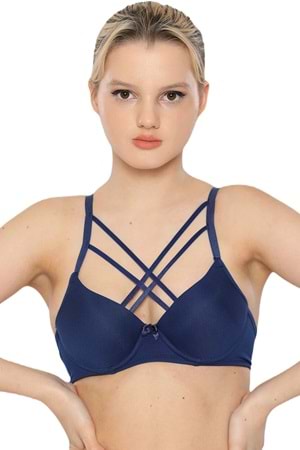 Kadın Destekli Önü Çapraz İpli Sütyen