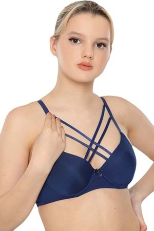 Kadın Destekli Önü Çapraz İpli Sütyen