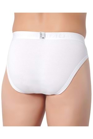 Erkek Modal Slip Beyaz