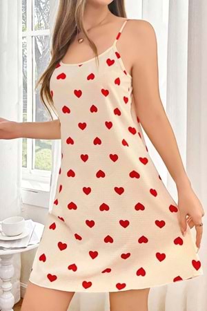 Kadın Elbise Gecelik Ekru