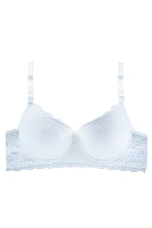 Kadın Destekli Sütyen Beyaz