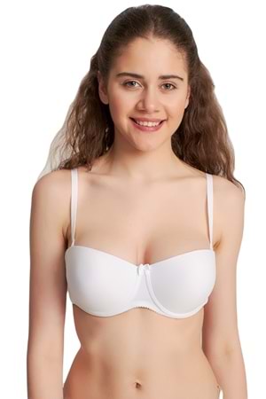 Kadın Destekli Sütyen Beyaz