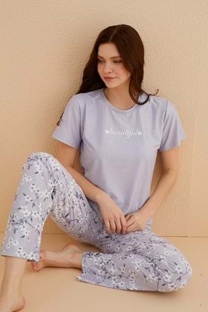 Kadın Marla Pijama Takım Gri