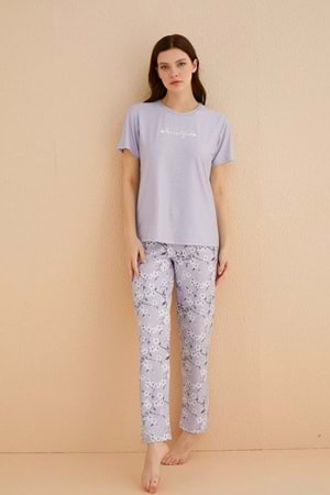Kadın Marla Pijama Takım Gri