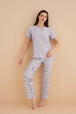 Kadın Marla Pijama Takım Gri