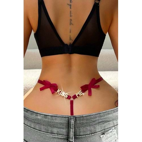 RUSELİN 8023 TANGA BORDO NO: L/XL