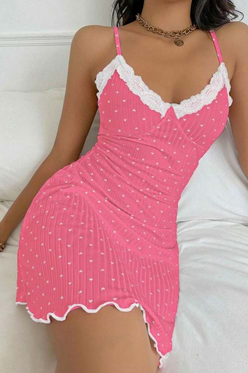 Kadın Elbise Gecelik Pembe