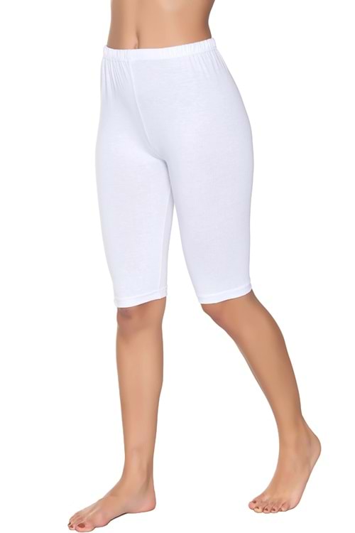 Kadın Likralı Tayt Beyaz