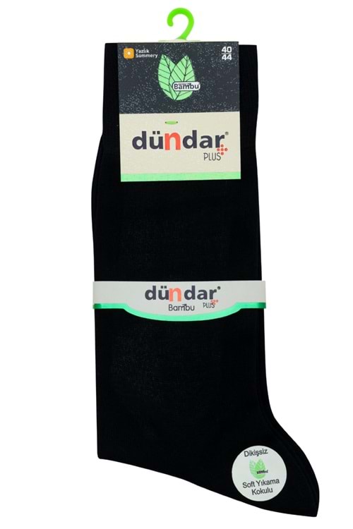 Erkek Bambu Soket Çorap Siyah