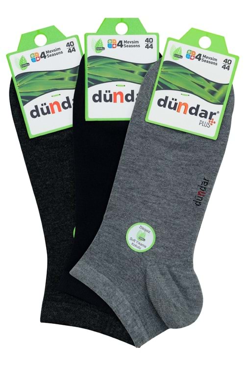 Erkek Bambu Patik Çorap Asorti