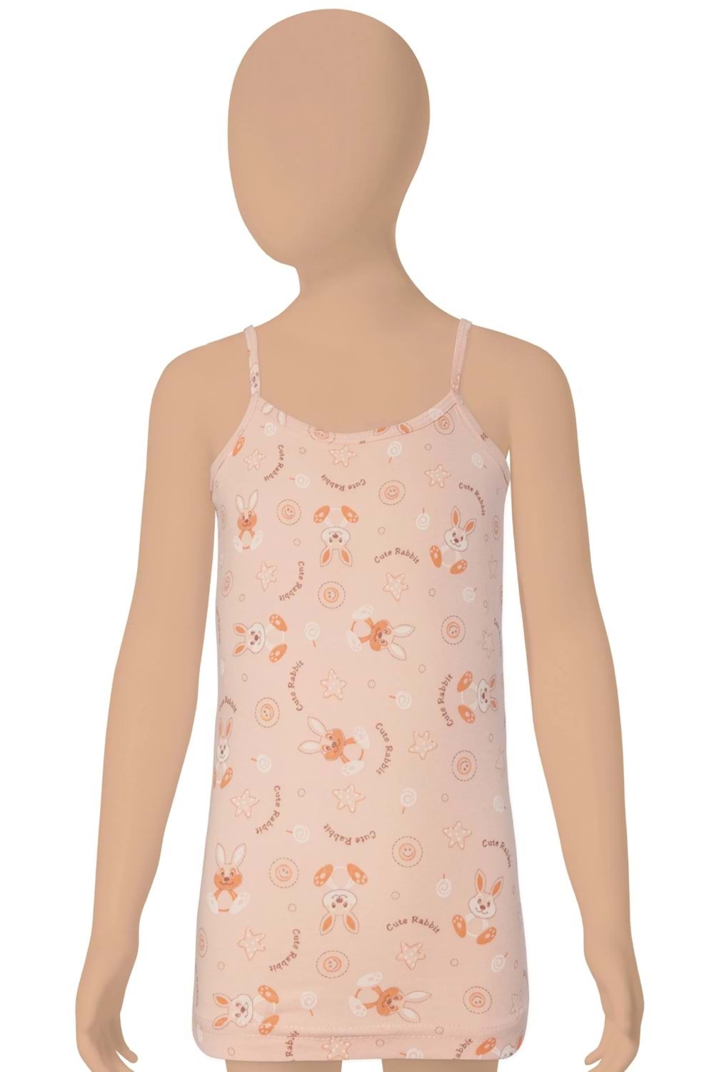 Kız Çocuk Likralı Atlet Asorti